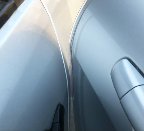 Imagen 8 de 9 de Rollo Moldura Protector Puerta U Transparente Para Vehiculos