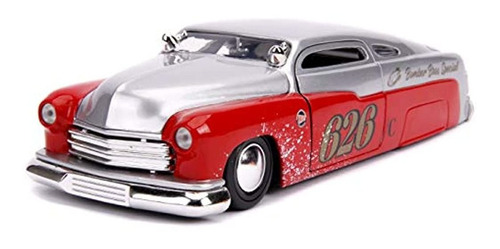 Coche De Juguete Escala De 1:24-mercury Coupe Color Rojo