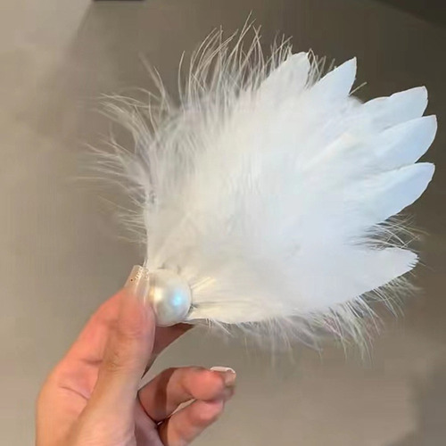 Pinza De Pelo Para Chicas Calientes Con Forma De Pluma