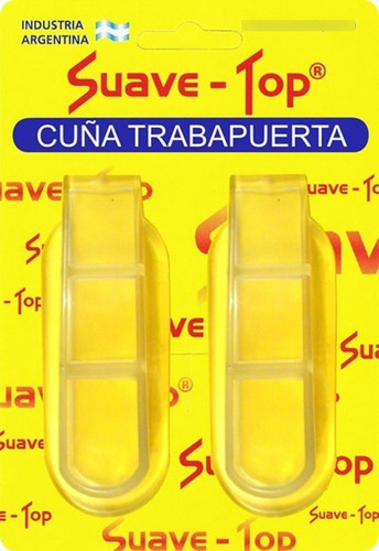 Imagen 2 de 5 de Topes Plásticos Transparentes Para Puerta X 8 Unidades
