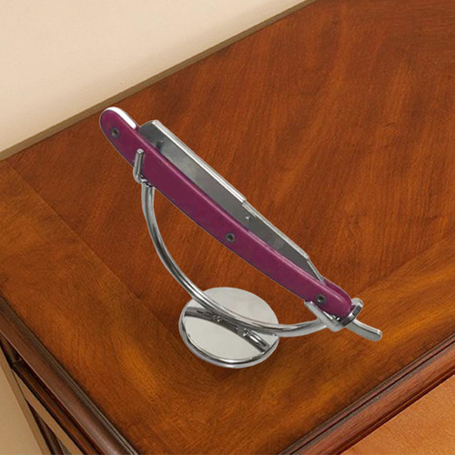 W Soporte Para Maquinilla De Afeitar Recta, Soporte Curvo,