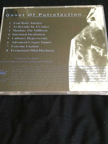 Necrophagist Onset Of Putrefaction Cd (Usado)