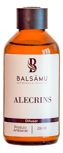 Difusor De Varetas Aromatizador De Ambientes Balsamu Alecrins Concentração E Foco 200ml