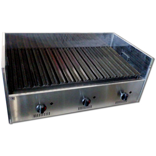 Parrilla Industrial De Mesada A Gas 90cm - Gastroequip