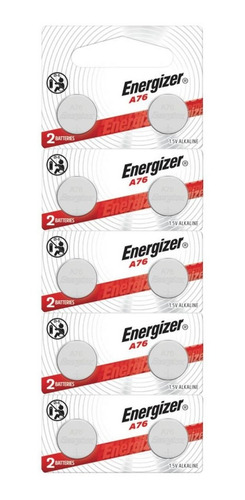 Imagen 3 de 8 de Pila Lrr44 Energizer A76 157 357 Tira Por 10