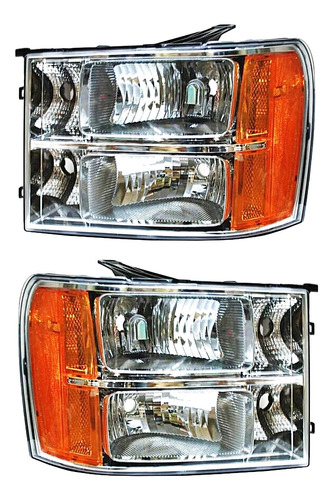 Par De Faros Gmc Sierra 07 A 13