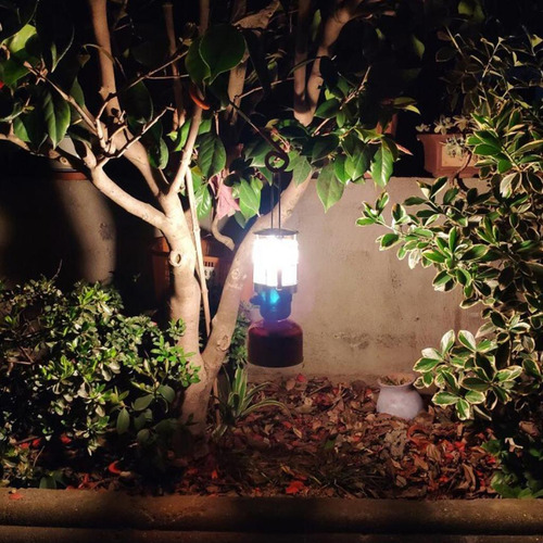 Lámpara De Linterna De Gas De Doble Libre De 2 Piezas, Luz