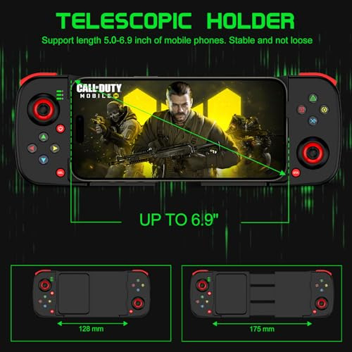 Controlador De Juego Inalámbrico Joso: Gamepad Bluetooth Par