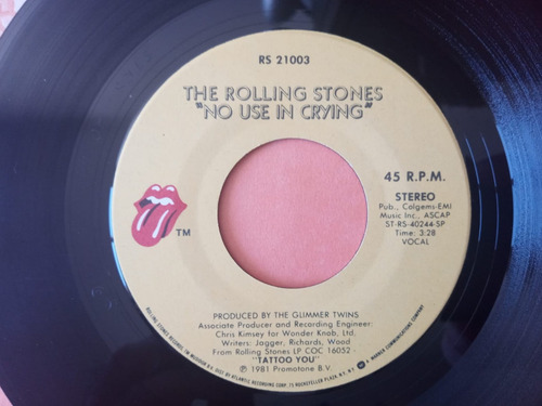 The Rolling Stones Start Me Up Simple Usa 7.5/8 Puntos Estándar