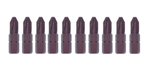 10 Punta Cruz S2ph2 Hexagonal Atornillador Tablaroca Taladro