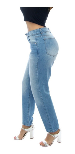 Jeans Mom Style Mezclilla Suave Michaelo Jeans Ref6494-06
