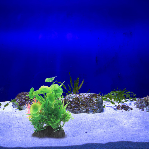 Adorno De Césped Artificial De Plástico Para Acuario, Pecera