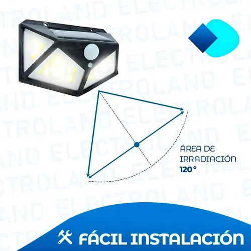 Luz Solar Led Sensor De Pare Impermeable Movimiento Lámpara