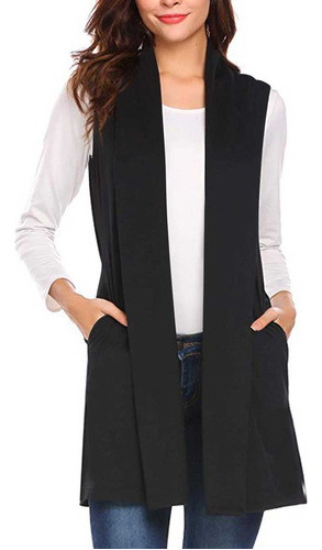 Moda Para Mujer, Cómodo, Transpirable, Sin Mangas, Cuello En