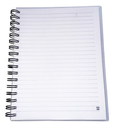 Cuaderno Tapa Transparente Flexible Hojas Rayadas - Caissa