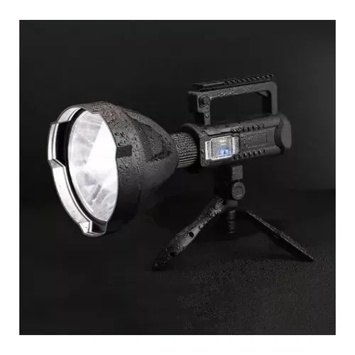 Foco Linterna Led Largo Alcance 600 Metros Usb Trípode Led