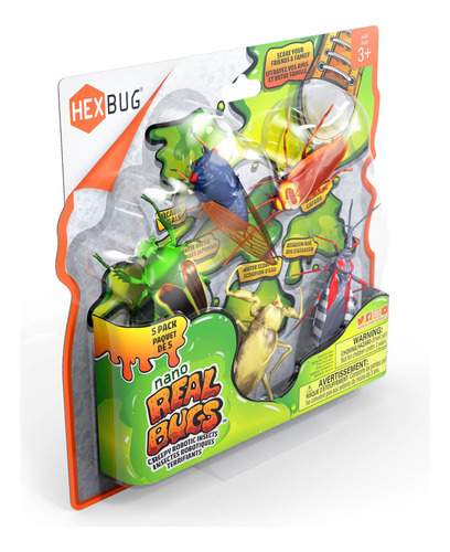 Hexbug Nano Real Bugs - Paquete De 5 Figuras De Juguete De .