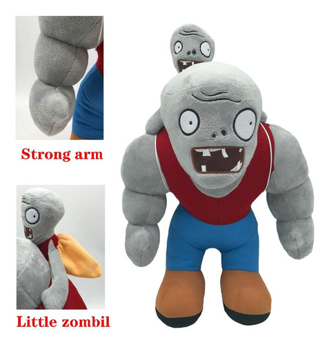 Plantas V.s. Zombies Gargantuar Zombies Plush Toys, 12 Muscl