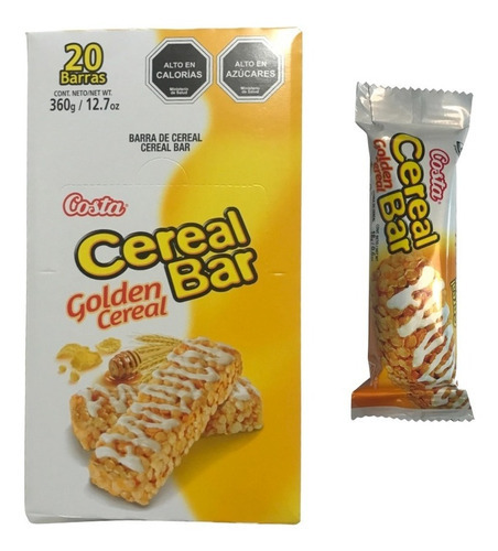 Cereal Bar Golden - Barra De Cereal Con Miel (caja Con 20un)