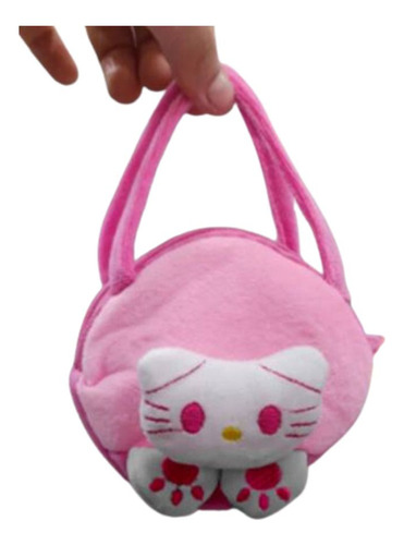 Cartera De Peluche Para Niñas Beautiful Cat X12 Uni