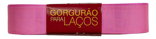 Fita De Gorgurão Para Laço 22mm Progresso Nº5 Com 10 Metros Cor Rosa chiclete