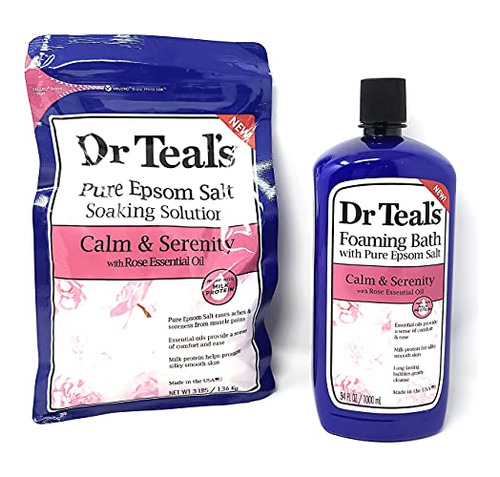 Paquete De Dr Teals Calm & Serenity Con Aceite Esencial De R