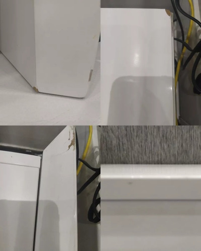 Mesa De Centro Plegable Multifuncional Moderna, Blanca Usada (Usado)
