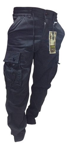 Pantalón Cargo Jogger Gabardina Importado Irun Hombre