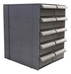 Comprar Gaveteiro Organizador Ecoline Cinza Multiuso Maguscg510 no Mercado Livre