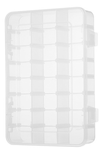 * Caja Organizadora De Joyas De Plástico, 24 Rejillas,