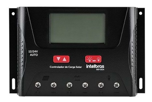 Controlador De Carga Solar 30a Pwm Intelbras Ecp 3024