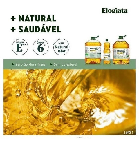 Óleo Flor De Algodão Balde Elogiata 14,5kg / 15,8l