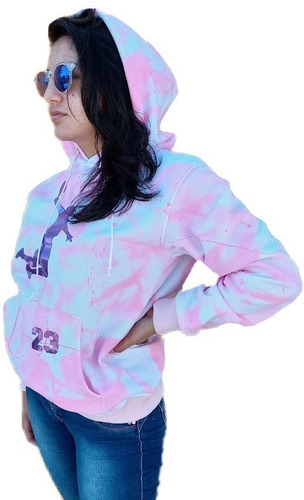 Sudadera Tie Dye Colorida Con Capucha Flight 23