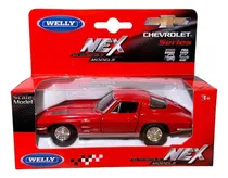 Comprar Chevrolet Corvette 1963 A Escala 1:34 - Welly Lionel's Rojo