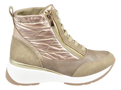 Zapatillas Bota De Mujer Pre Ski Acordonada Con Cierre