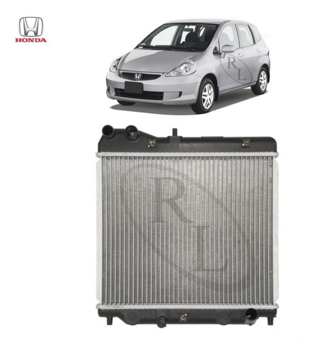 Radiador De Água Honda Fit 2004 2005 2006 2007 2008 Manual