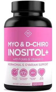 Myo & D-chiro Inositol Regulador De Hormonas 120 Cápsulas