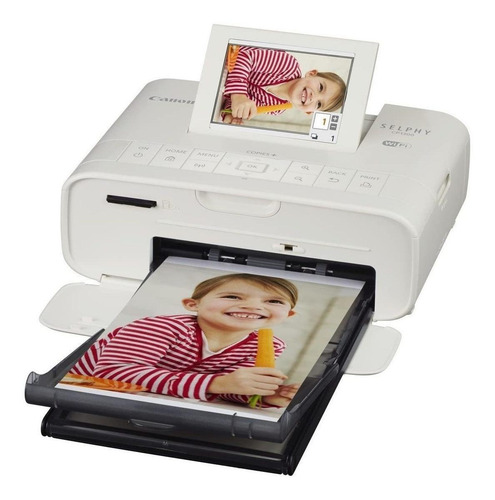 Imagen 3 de 3 de Impresora portátil a color fotográfica Canon Selphy CP1300 con wifi blanca 100V/240V