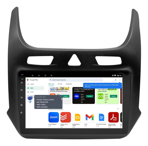 Multimidia Cobalt Lt/ltz 2012/22 9p Android 2gb Carplay Voz