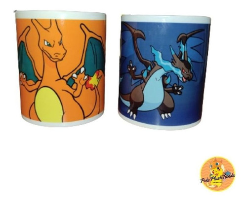 Pack Tazones Pokémon Charizard Y Mega Charizard X Nuevos | Cuotas sin interés Pack Tazones Pokémon Charizard Y Mega Charizard X Nuevos | Cuotas sin interés