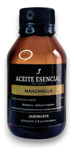 Aceite Esencial De Manzanilla 125 Ml Puro Grado Terapeutico