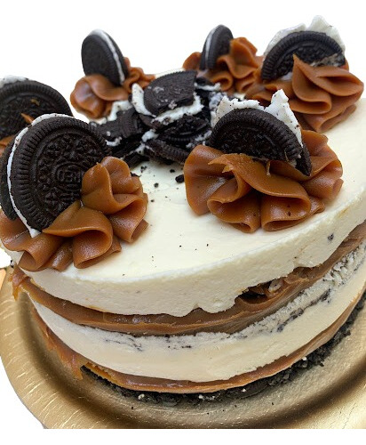 Torta Oreo Con Dulce De Leche Y Crema