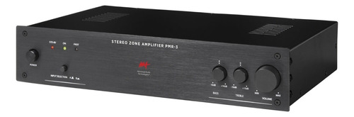 Amplificador Estéreo Classe D Aat Pmr-3 Som Ambiente 1 Zona Cor Preto Potência de saída RMS 100 W