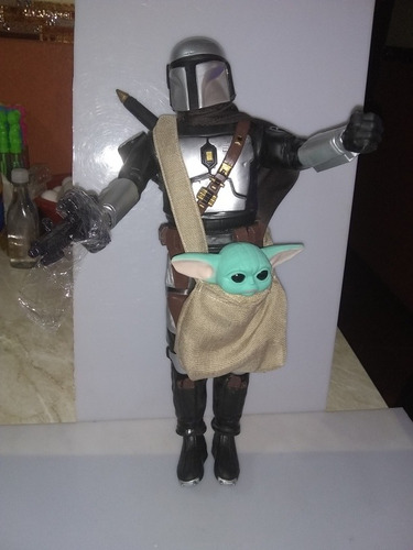 The Mandalorian Y Grogu Baby Yoda Figuras New Star Wars