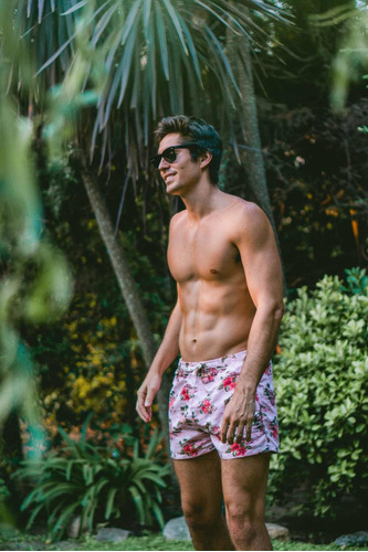 Imagen 2 de 7 de Traje De Baño Hombre Hawai Pecora Short Malla
