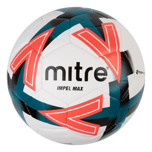 Mitre Balón De Fútbol Unisex Práctica Impel Color Max - Blanco/negro/naranja Sangriento/verde Pitch