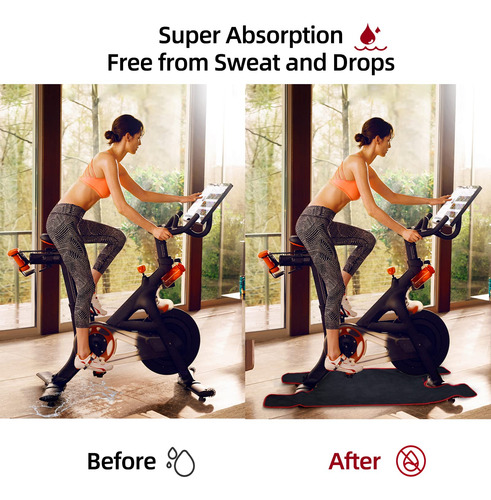 Toalla De Sudor Para Bicicleta De Ejercicio, Súper Absorbe.