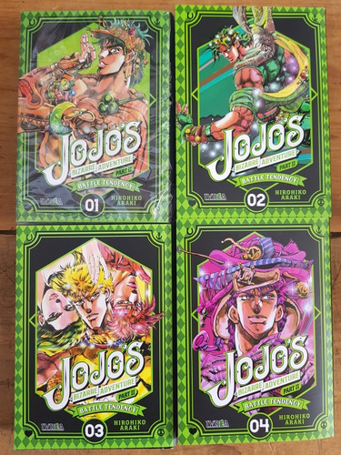 Jojo's Bizarre Adventure - Tomo 1 Al 4 (verde) Manga Ivrea