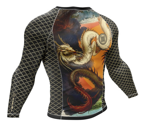 Imagem 3 de 4 de Rashguard Jiu Jitsu Luta Brasil Combate Cobra Naja Japonesa