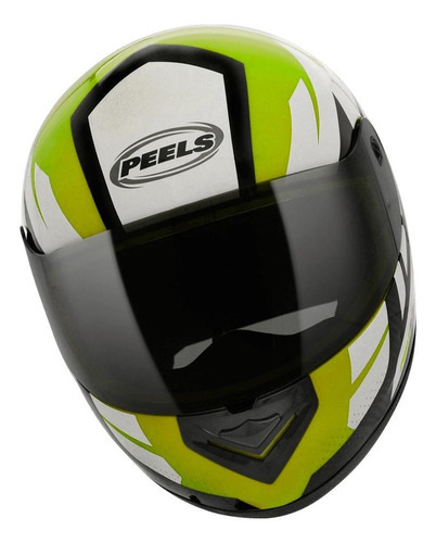 Capacete para moto integral Peels Spike Veloce citrus tamanho 58